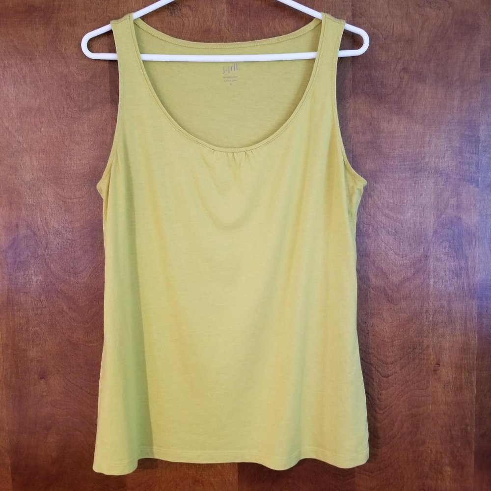 J.Jill Tank Top, Size Medium, Citron Yellow Green